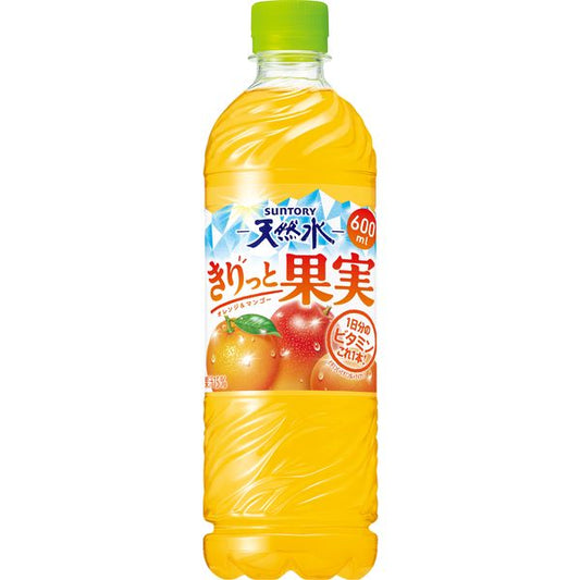 【限定価格】天然水 きりっと果実 ｵﾚﾝｼﾞ&ﾏﾝｺﾞｰ 24本入り(142円/1本)